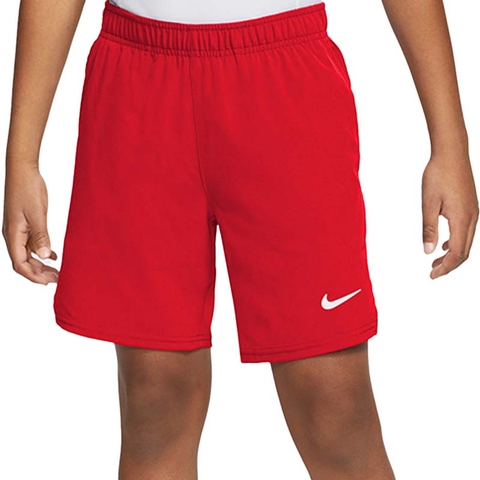 Nike Court Flex Ace Boy's Tennis Short Red/white