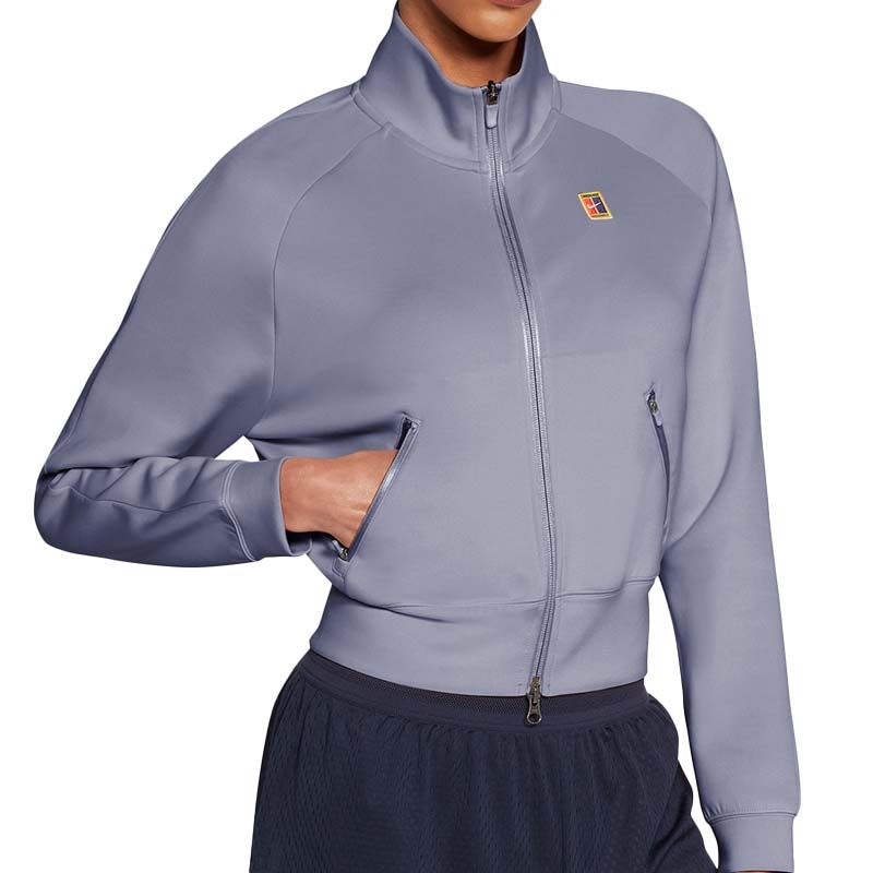 Nike Court Heritage Full Zip Women's Tennis Jacket Indigohaze/white
