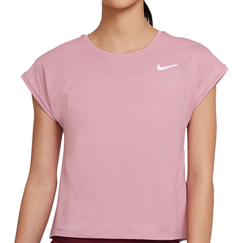 Nike Court Victory Women's Tennis Top Pink/white
