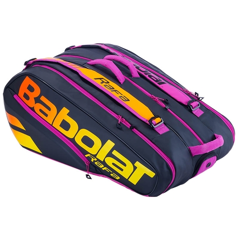 Babolat Pure Aero Rafa 12 Pack Tennis Bag Black/purple/orange