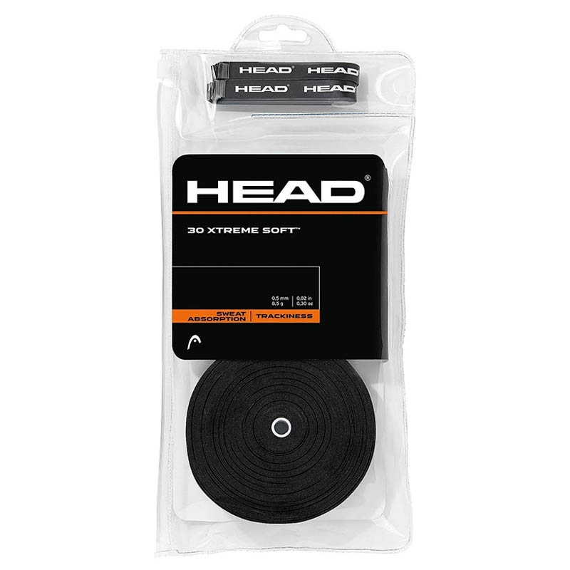 Head Xtreme Soft 30 Pack Tennis Overgrip Black