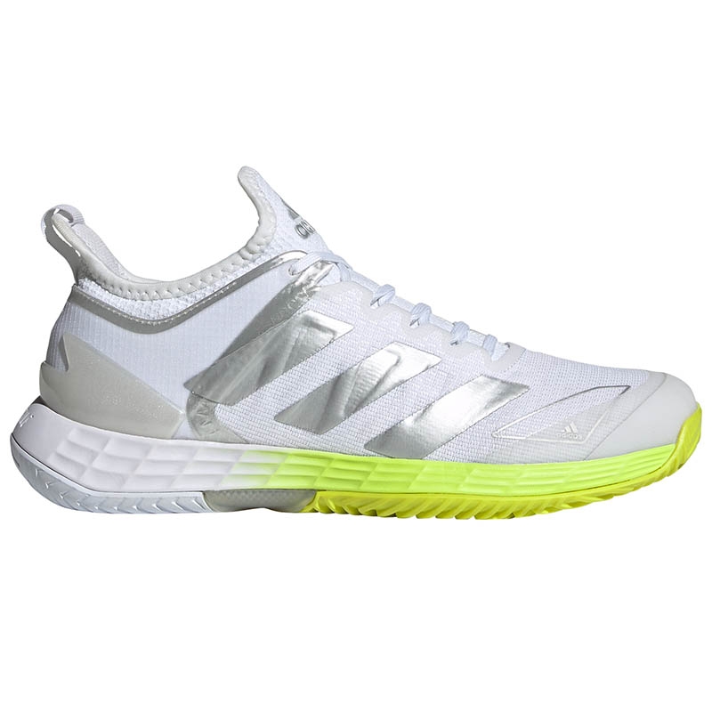 Adidas Adizero Ubersonic 4 Women's Tennis Shoe White/silver/yellow