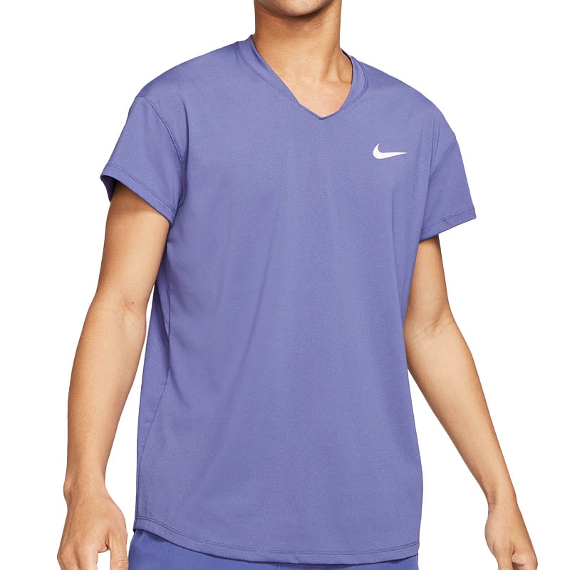 Nike Court Breathe Slam Men's Tennis Top Purpledust/white