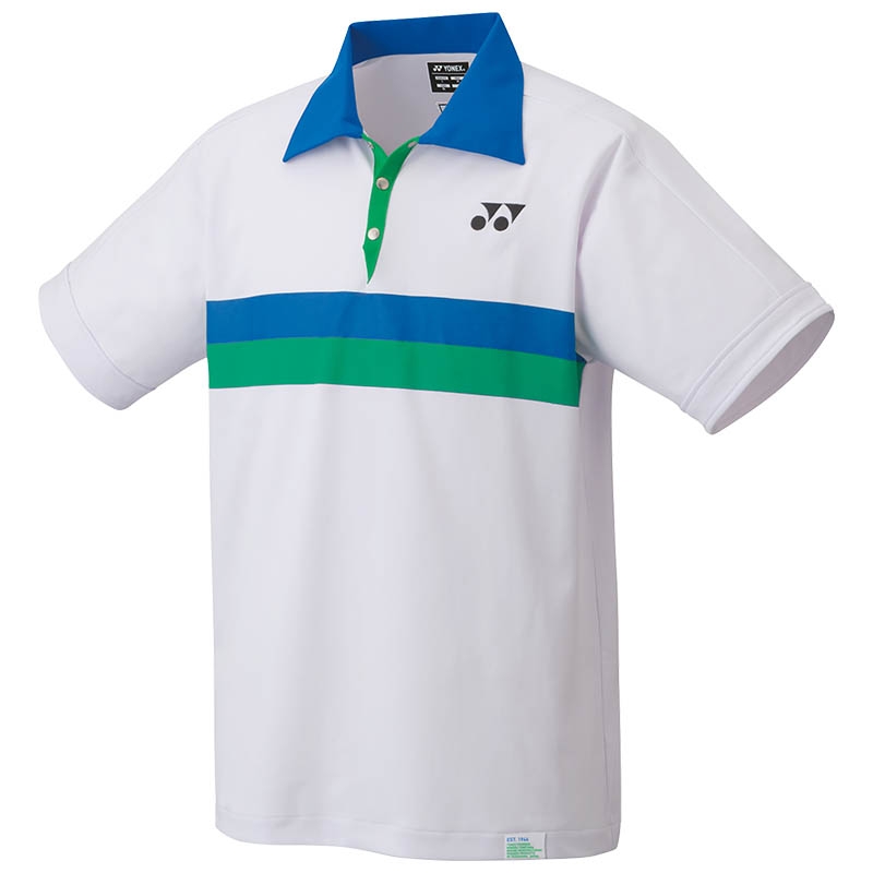 Yonex 75th Anniversary Men's Tennis Polo White/blue