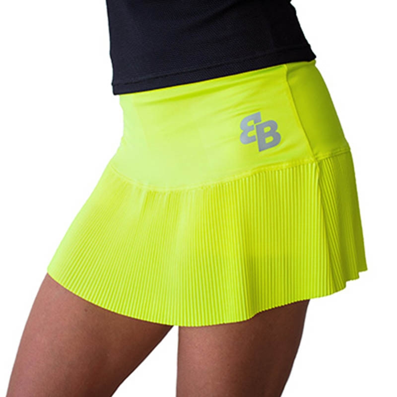 BB Wimbledon Women's Tennis Skirt Neonyellow