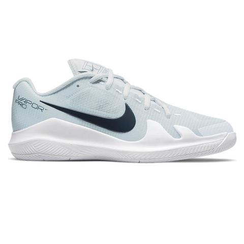 Nike Vapor Pro Junior Tennis Shoe Pureplatinum/navy