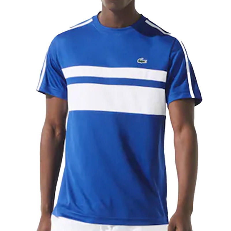 Lacoste Sport Men's Tennis Tee Blue/white
