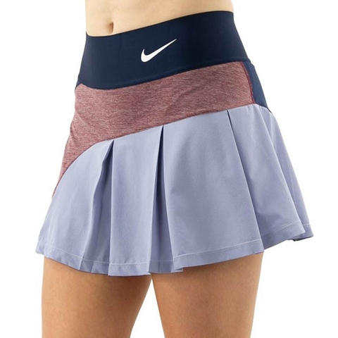Nike Court Advantage Hybrid Women's Tennis Skirt Obsidian/beetroot