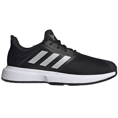 Adidas GameCourt Men's Tennis Shoe Black/silver