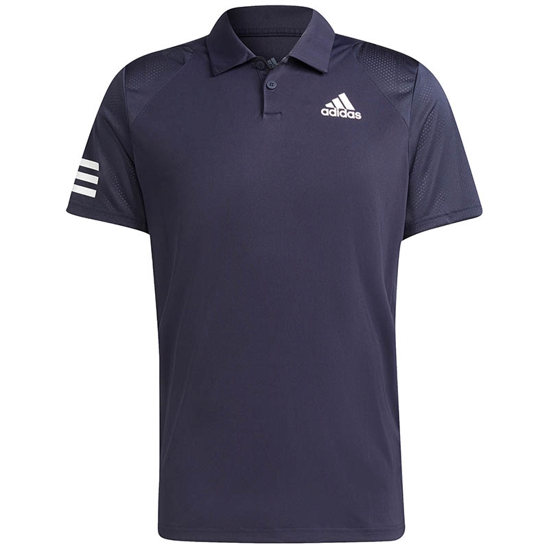 Adidas Club 3 Stripes Men's Tennis Polo Legendink/white