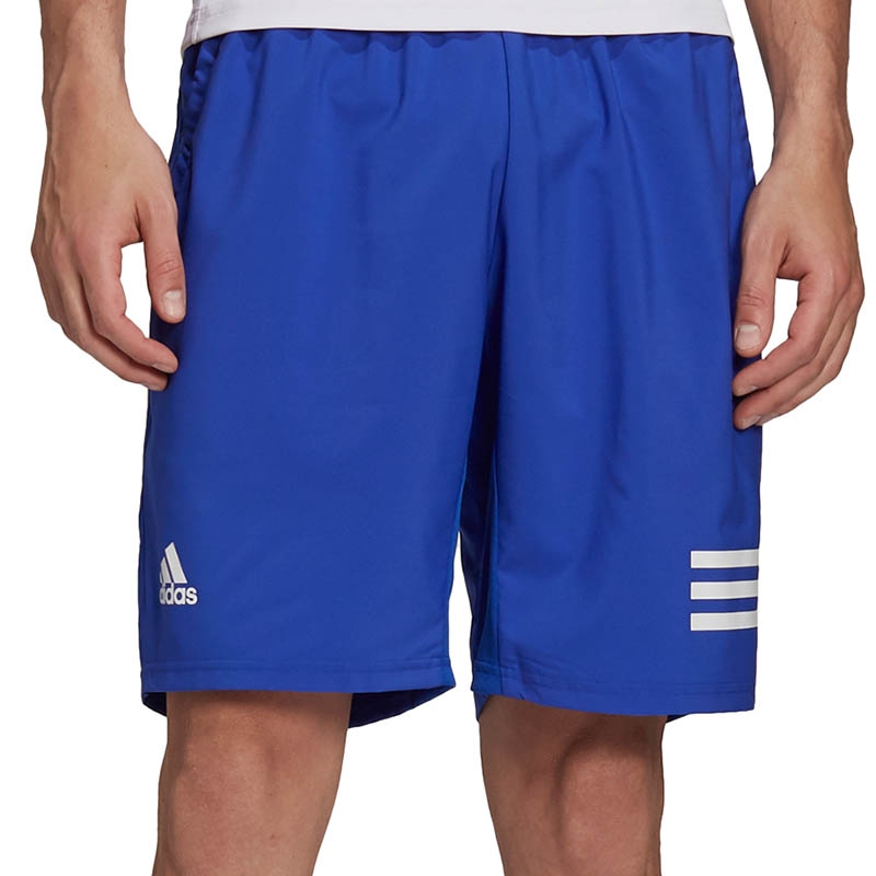Adidas Club 3 Stripes 9 Men's Tennis Short Blue/white