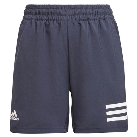 Adidas Club 3 Stripe Boys' Tennis Short Legendink/white