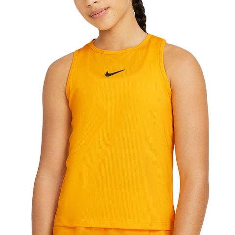 Nike Court Dri-Fit Victory Girls' Tennis Tank Gold/black