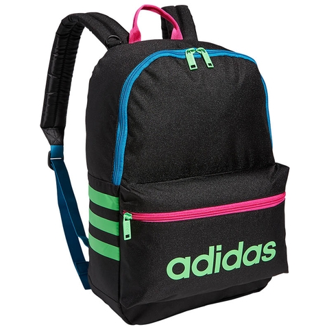 Grupo Dar mezcla Adidas Classic 3S Youth Backpack Black/green