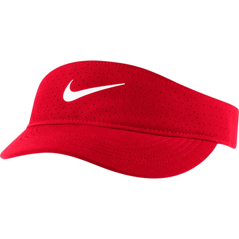 Nike Court Advantage Women's Tennis Visor Red/white