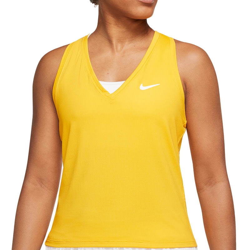 Nike Court Victory Women's Tennis Tank Gold/white