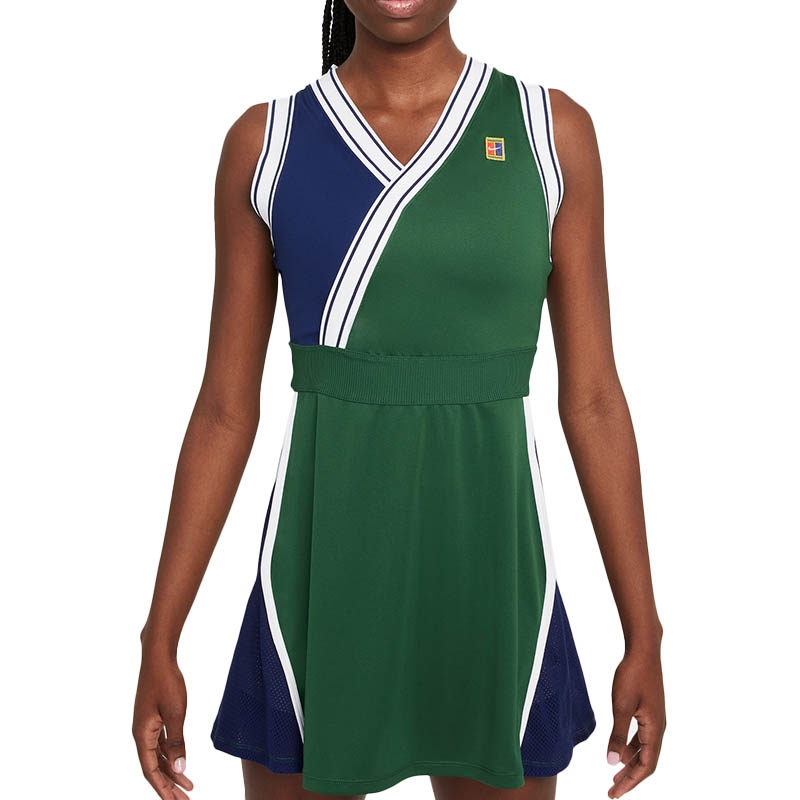 Nike Court Slam Women's Tennis Dress Green/blue