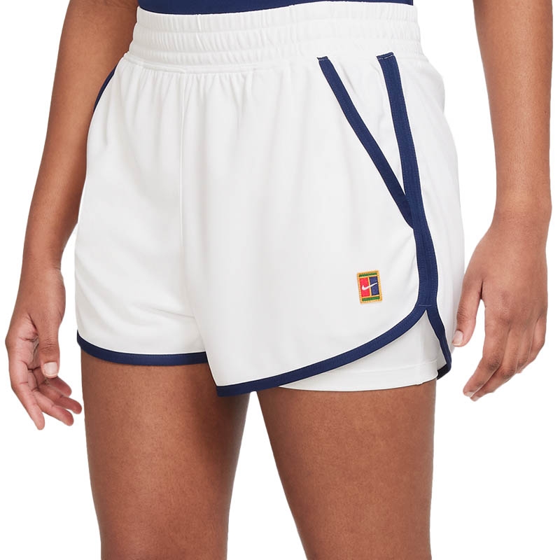 Nike Court Slam Women's Tennis Short White/blue