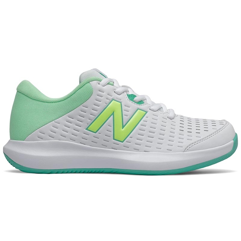 New Balance WC 696V4 B Women's Tennis Shoe White/green
