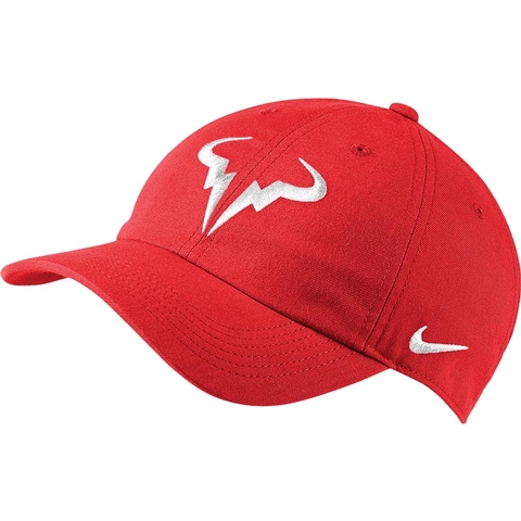 Nike Rafa Aerobill H86 Men's Tennis Hat Red/white