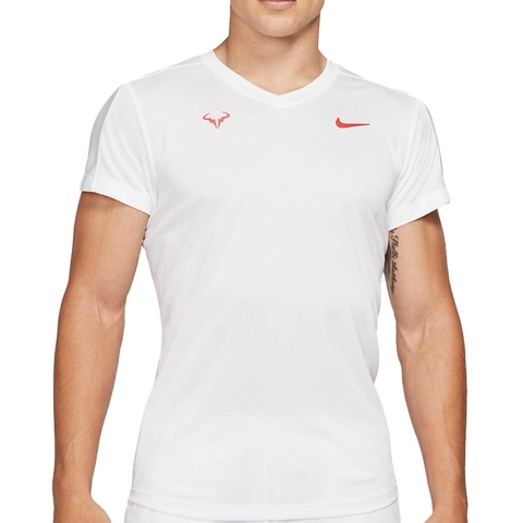 Nike Rafa Challenger Men's Tennis Top White/red