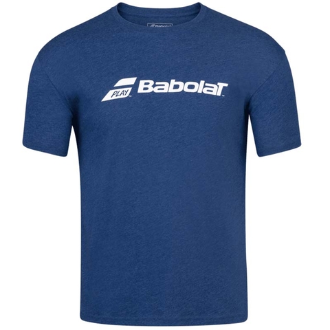 Babolat Exercise Boys' Tennis Tee Blue
