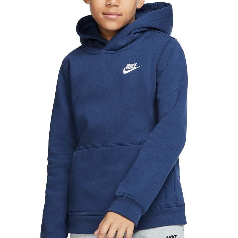 Nike Sportwear Boys' Hoodie Navy/white