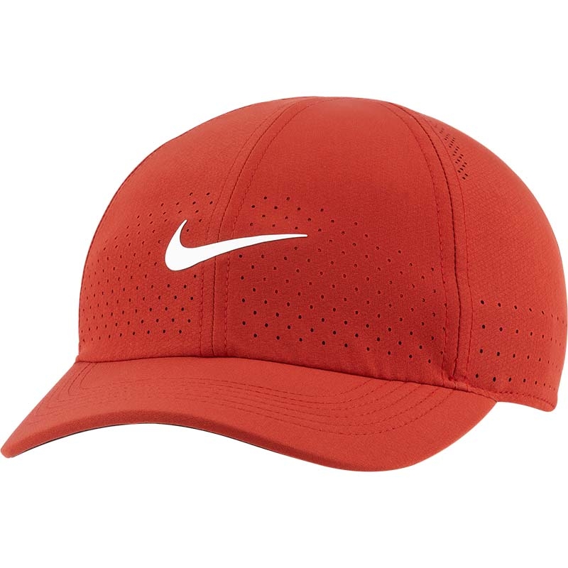 Nike Aerobill Advantage Unisex Tennis Hat Cinnabar/white