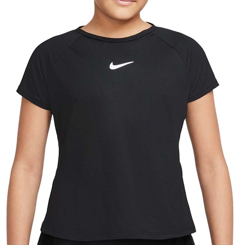 Nike Dri-Fit Victory Girls' Tennis Top Black