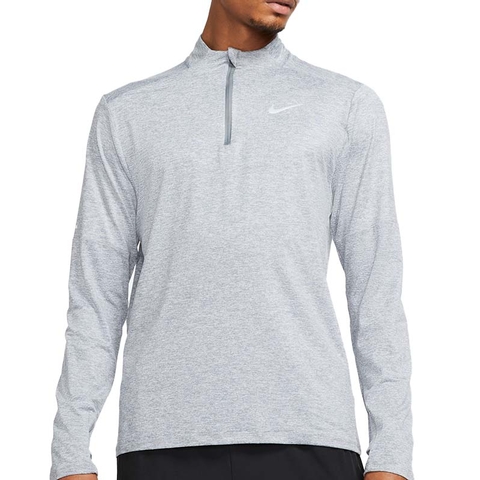 Nike Dri-FIT Element Half-Zip Long Sleeve Men's Top Grey
