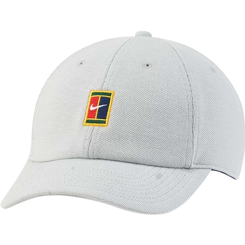 Nike H86 Court Logo Men's Tennis Hat Greyhaze/binaryblue