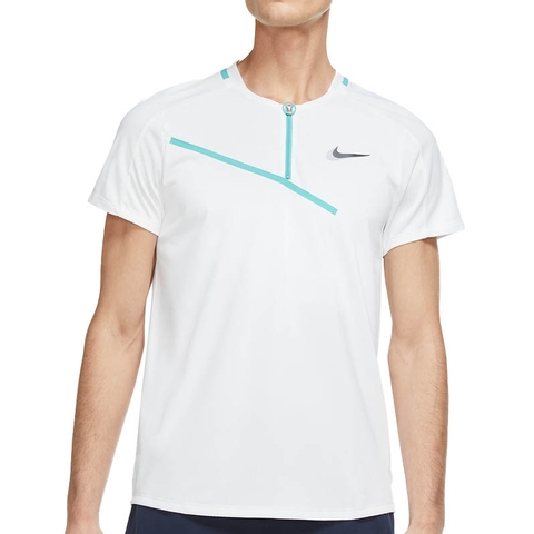 Nike Court Dry Slam Men's Tennis Polo White/black