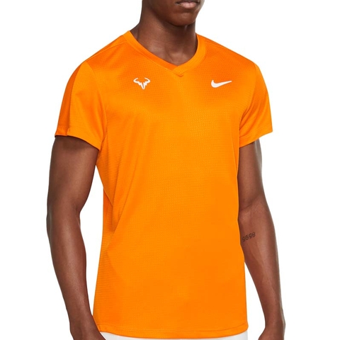 Nike Rafa Challenger Men's Tennis Top Orange/deeproyalblue