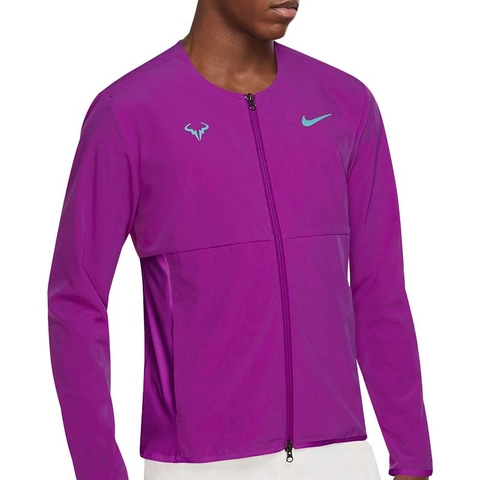 Nike Rafa Men's Tennis Jacket Redplum/washedteal