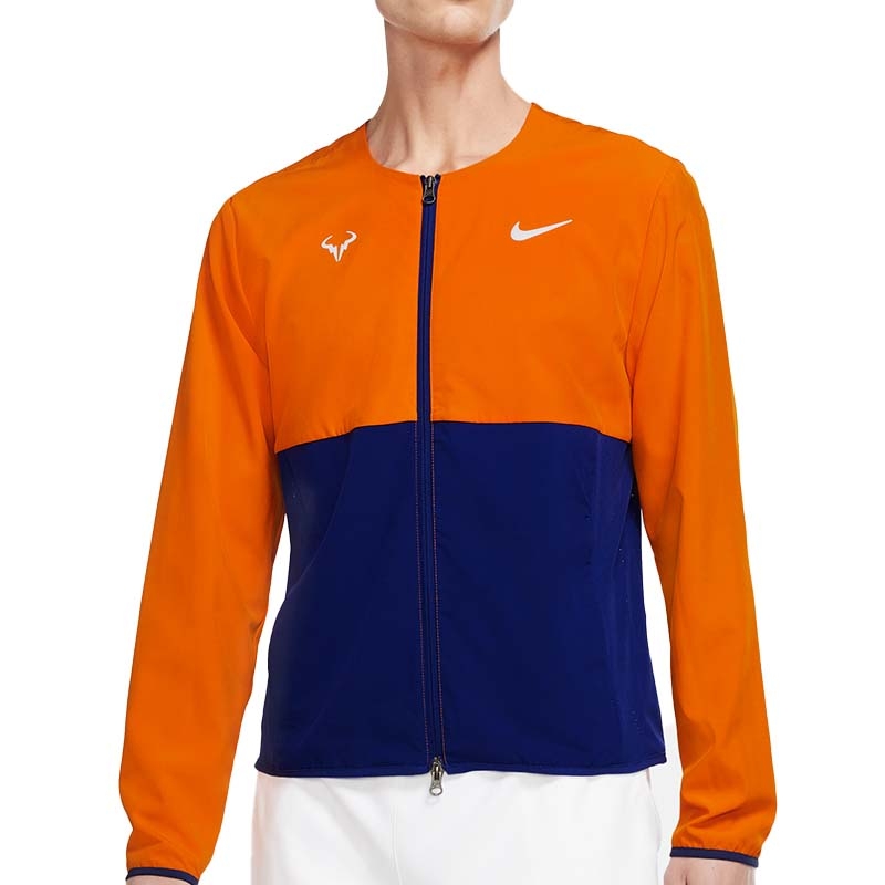 Nike Rafa Men's Tennis Jacket Orange/royalblue