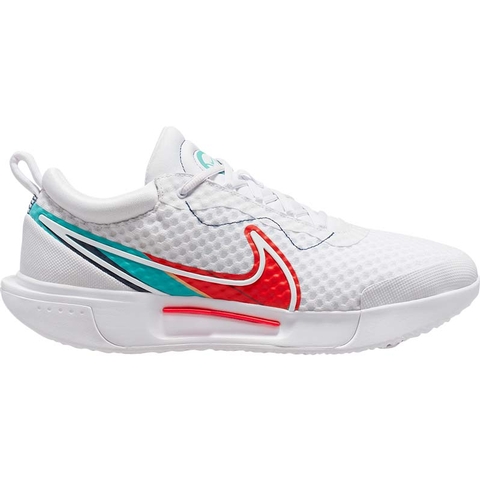 Nike Court Zoom Pro Tennis Men's Shoe White/teal/red