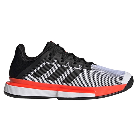 Adidas Solematch Bounce Men's Tennis Shoe Black/white/red
