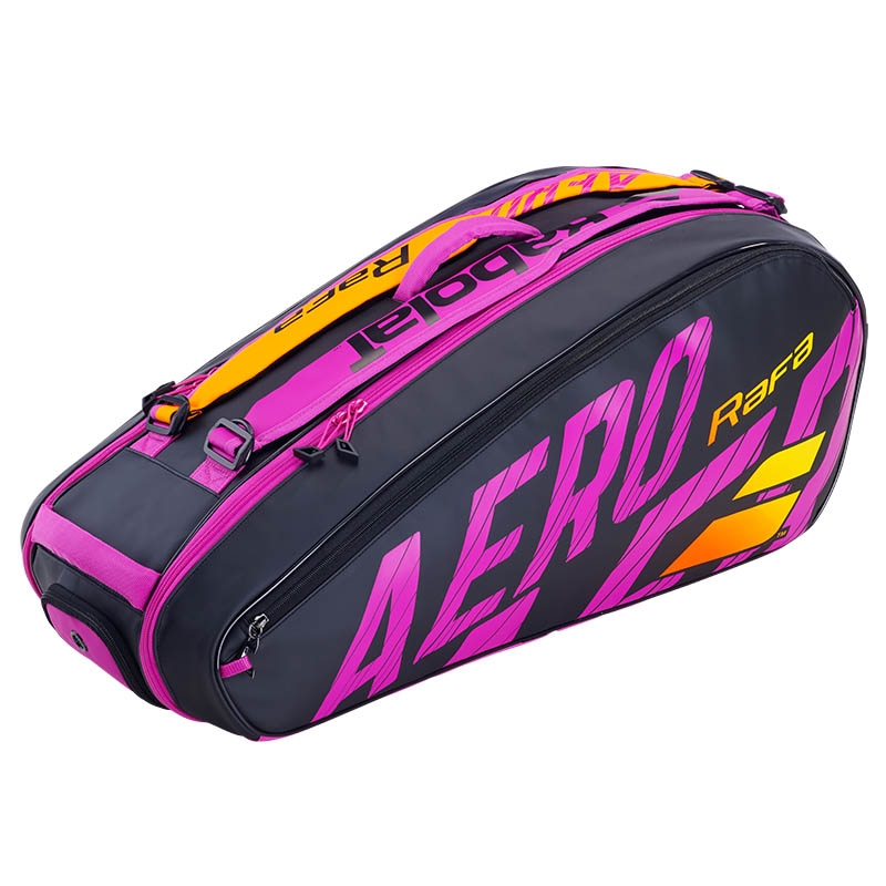 Babolat Pure Aero Rafa 6 Pack Tennis Bag Black/purple/orange