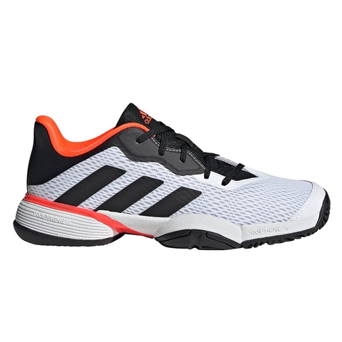 Adidas Barricade Junior Tennis Shoe White/black/red
