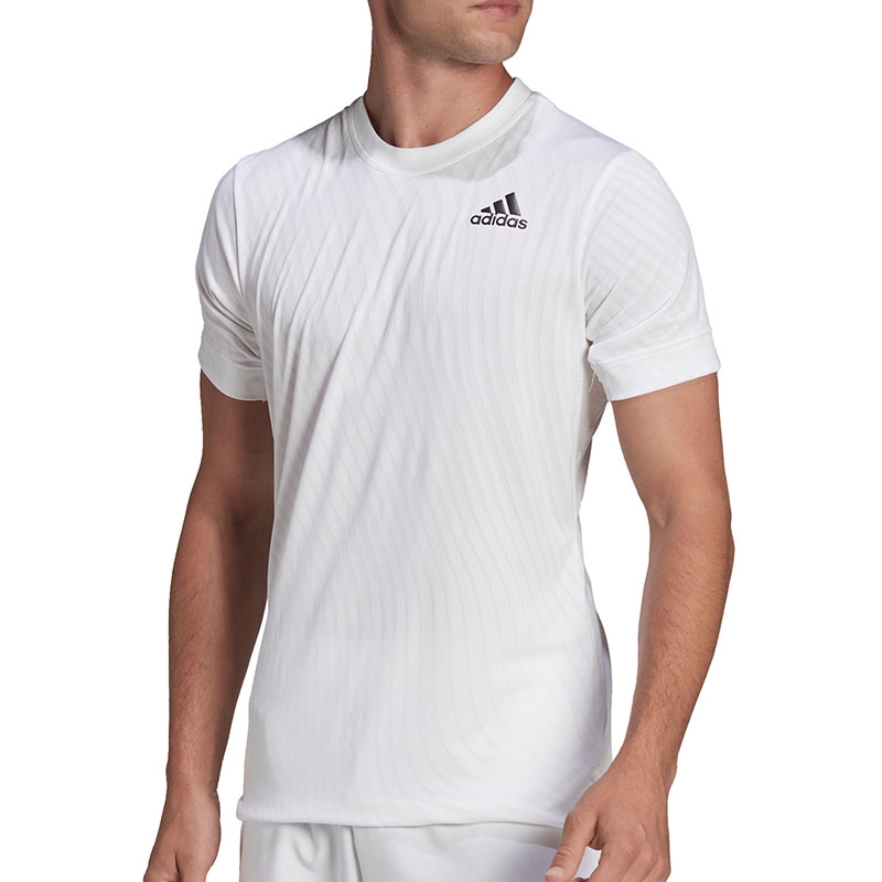 Adidas Freelift Men's Tennis Tee White