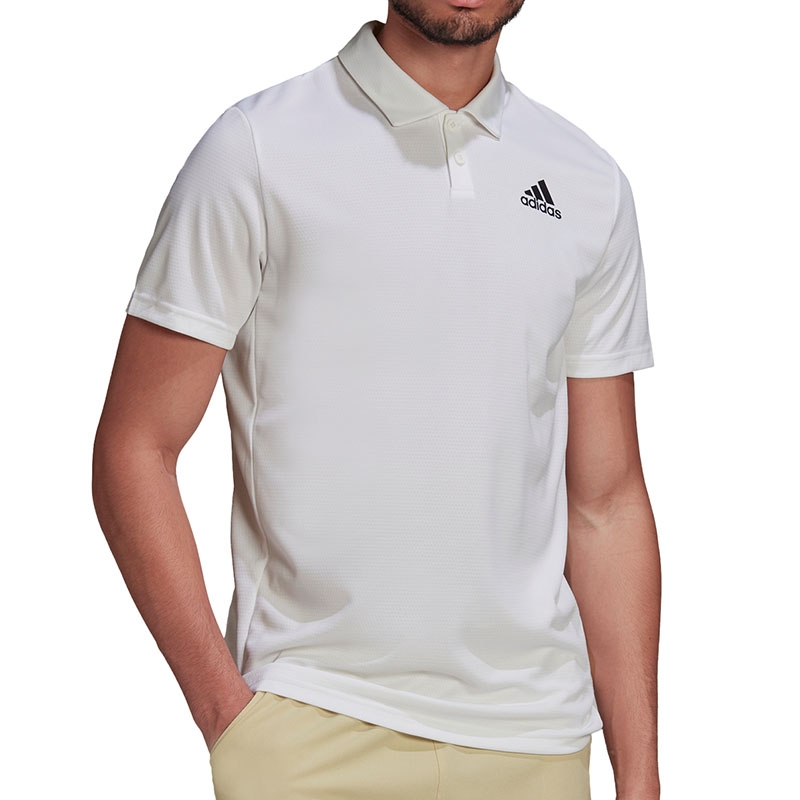 Adidas Heat.RDY Men's Tennis Polo White/black