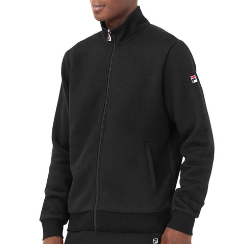 Fila Match Fleece Full Zip Men's Tennis Jacket Black