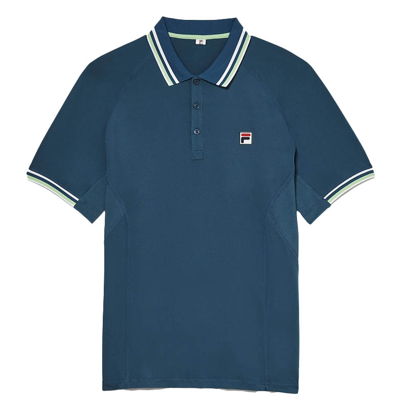 Fila Baseline Men's Tennis Polo Green