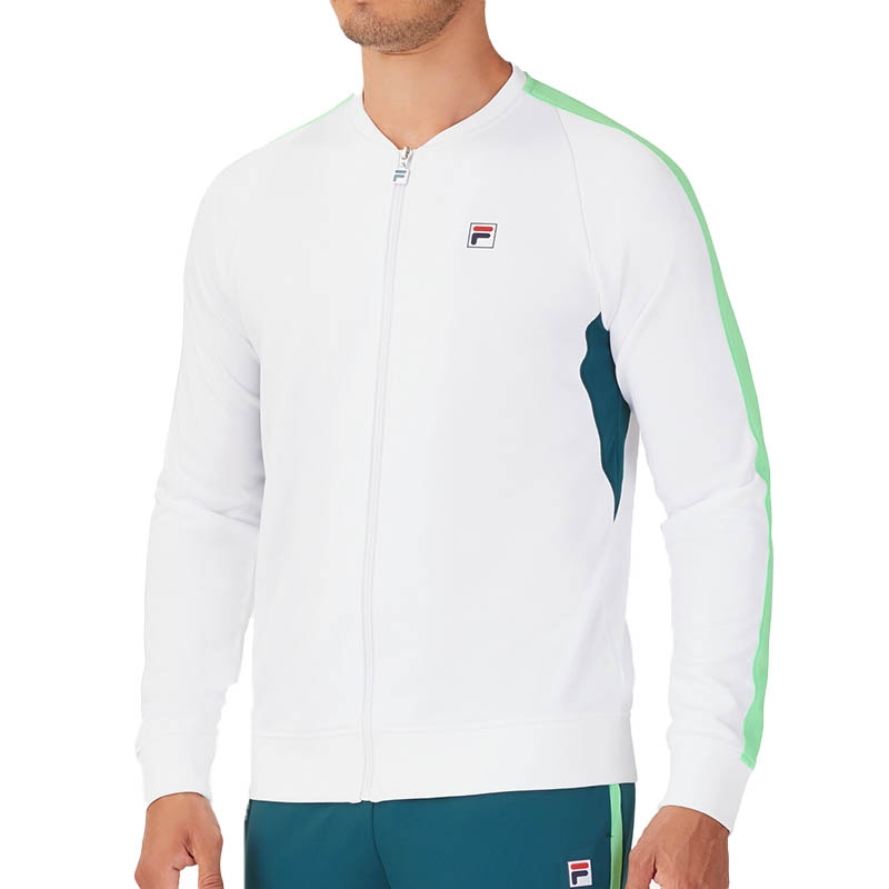 Fila Baseline Track Men's Tennis Jacket White/green