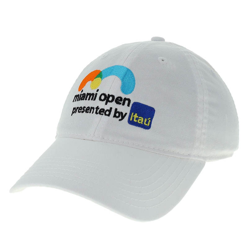 Miami Open Relaxed Twill Men's Hat White