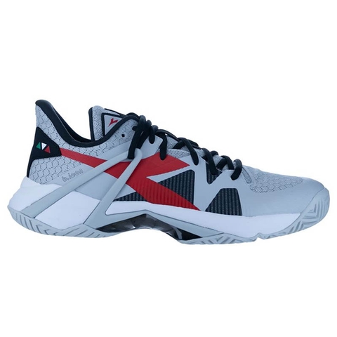 Diadora B. Icon Men's Tennis Shoe Black/grey/red