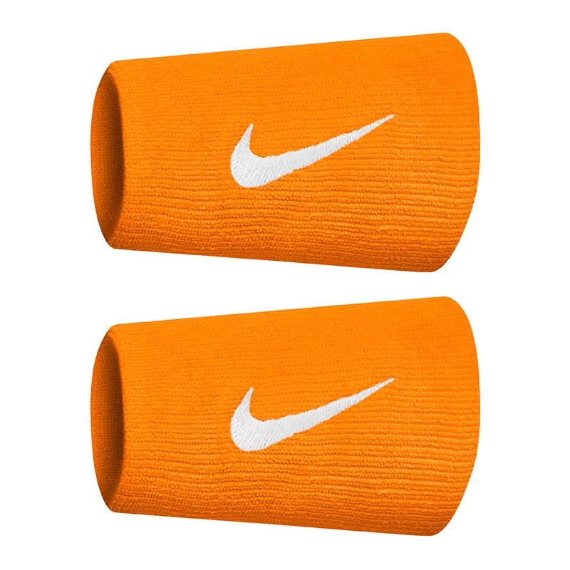 Nike Premier Tennis Doublewide Wristband Orange/white