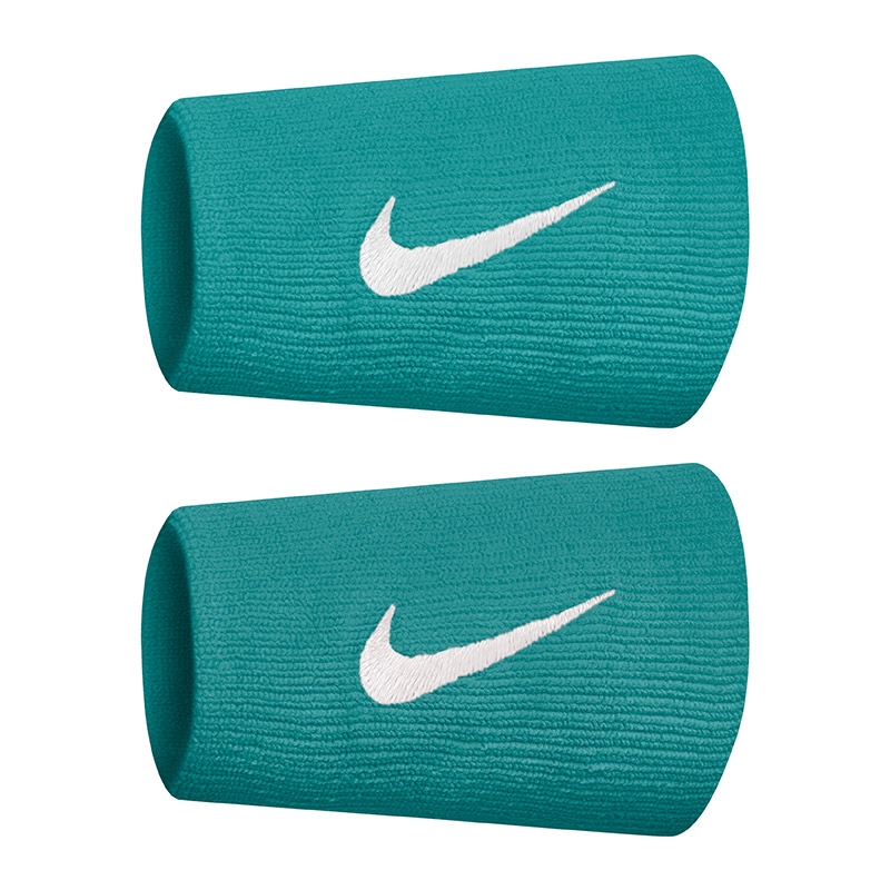 Nike Premier Tennis Doublewide Wristband Washedteal/white