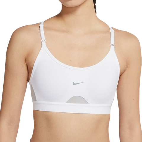Nike Dri-Fit Indy Women's Bra White/grey