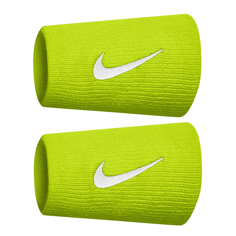 Nike Premier Tennis Doublewide Wristband Atomicgreen/white